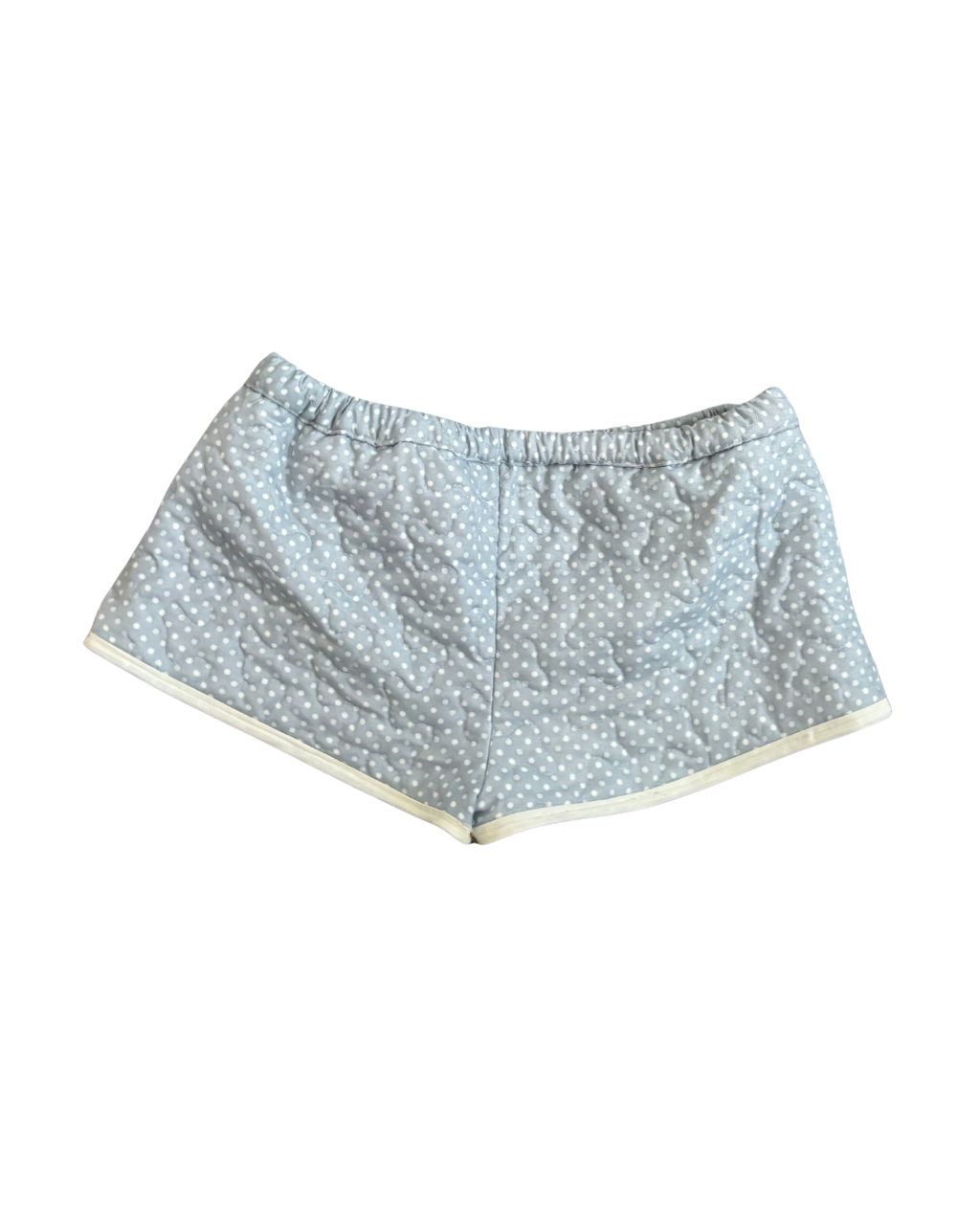 Gray Polkadot Mini Shorts