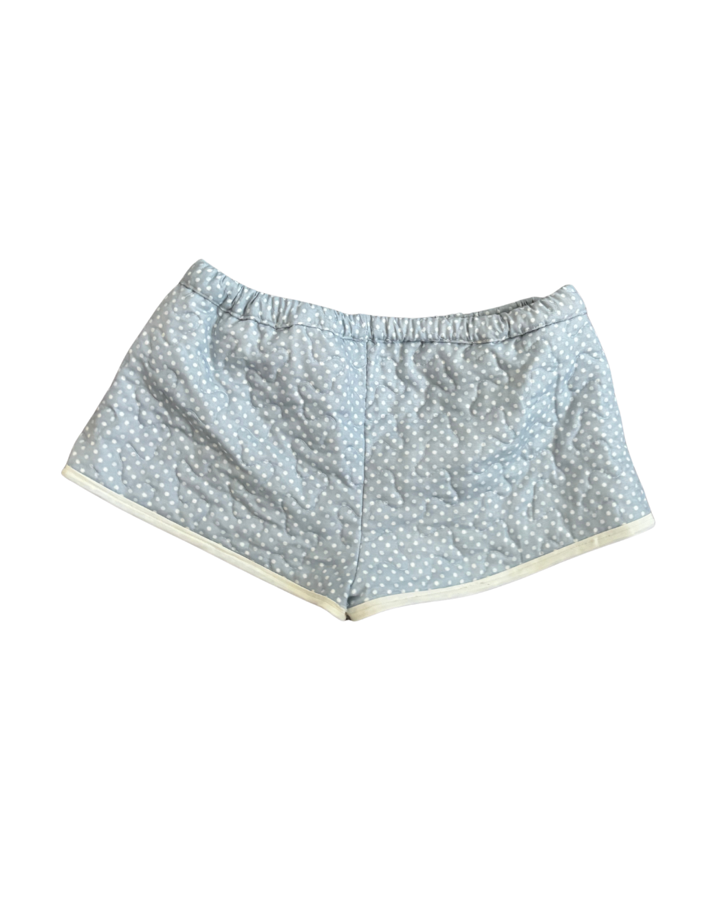 Gray Polkadot Mini Shorts