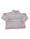Pink Striped Mockneck