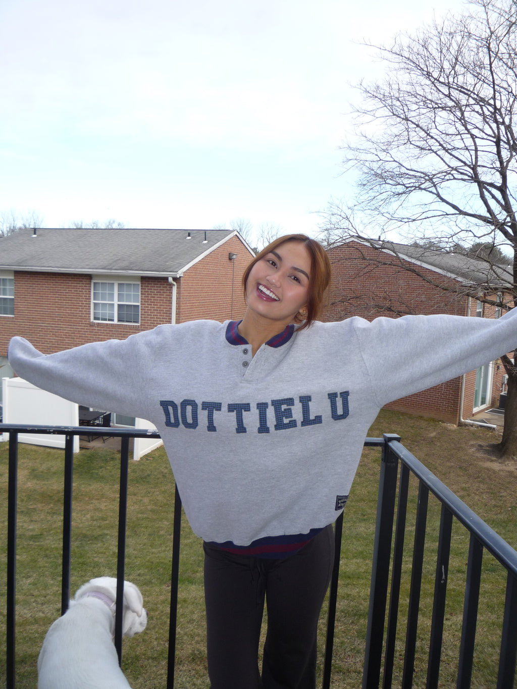 Retro Letter Crewneck