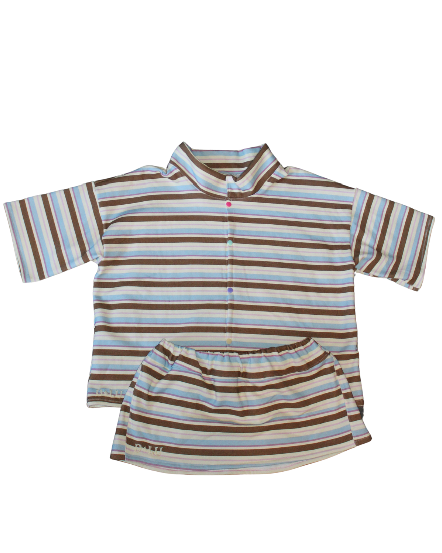 Stripey Cardie Set