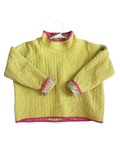 Yellow Geometric Mockneck