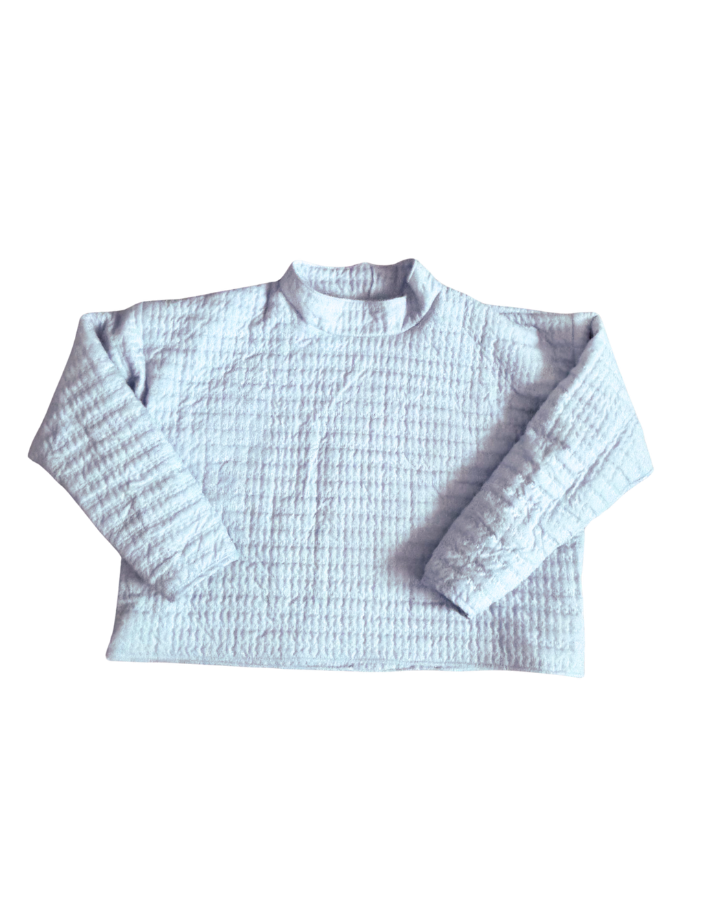 Baby Blue Mockneck