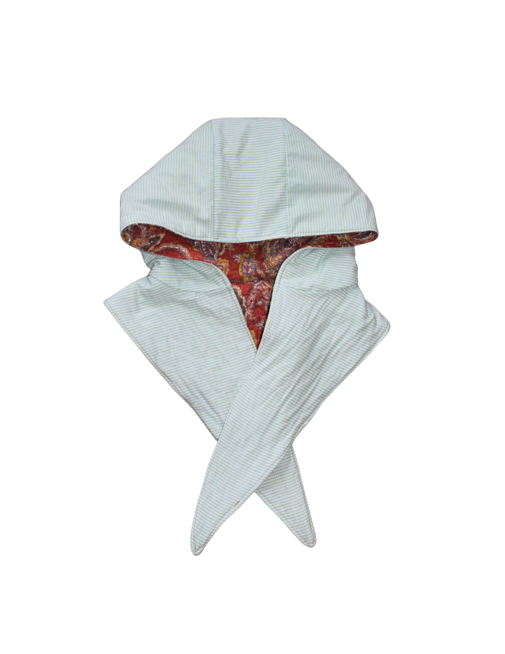 Paisley Pattern Hoodie Scarf