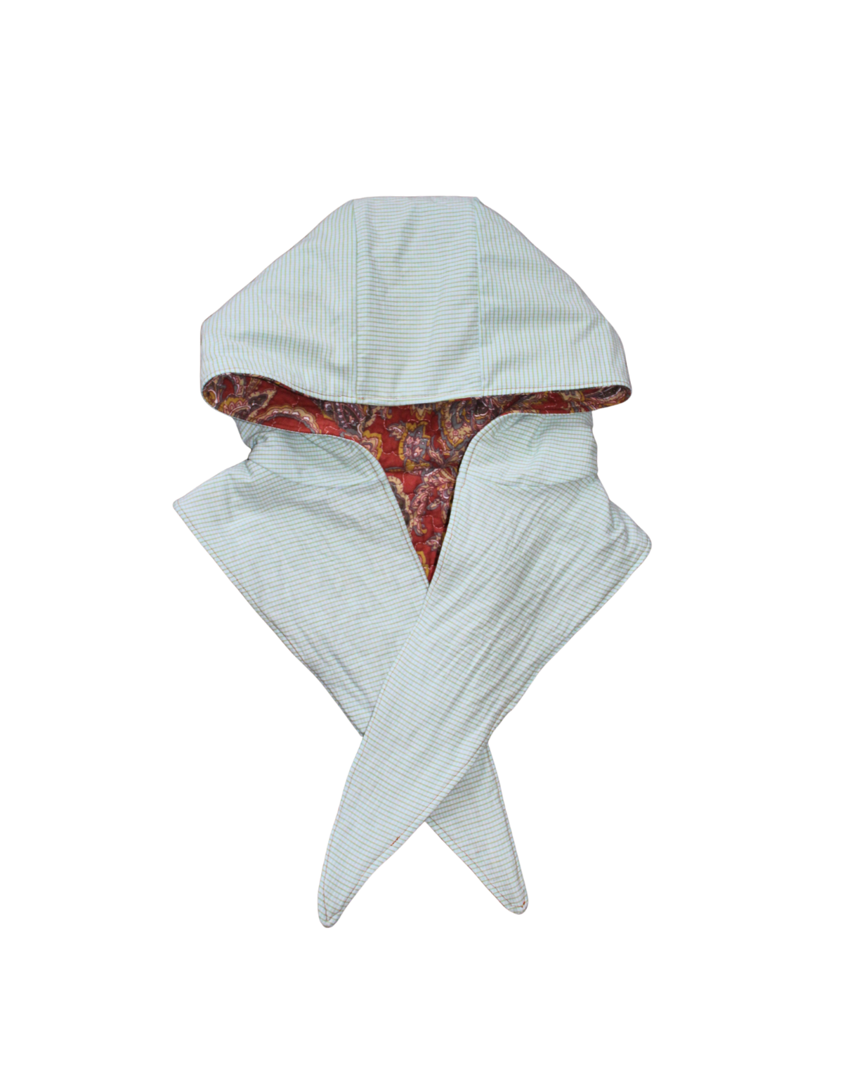 Paisley Pattern Hoodie Scarf